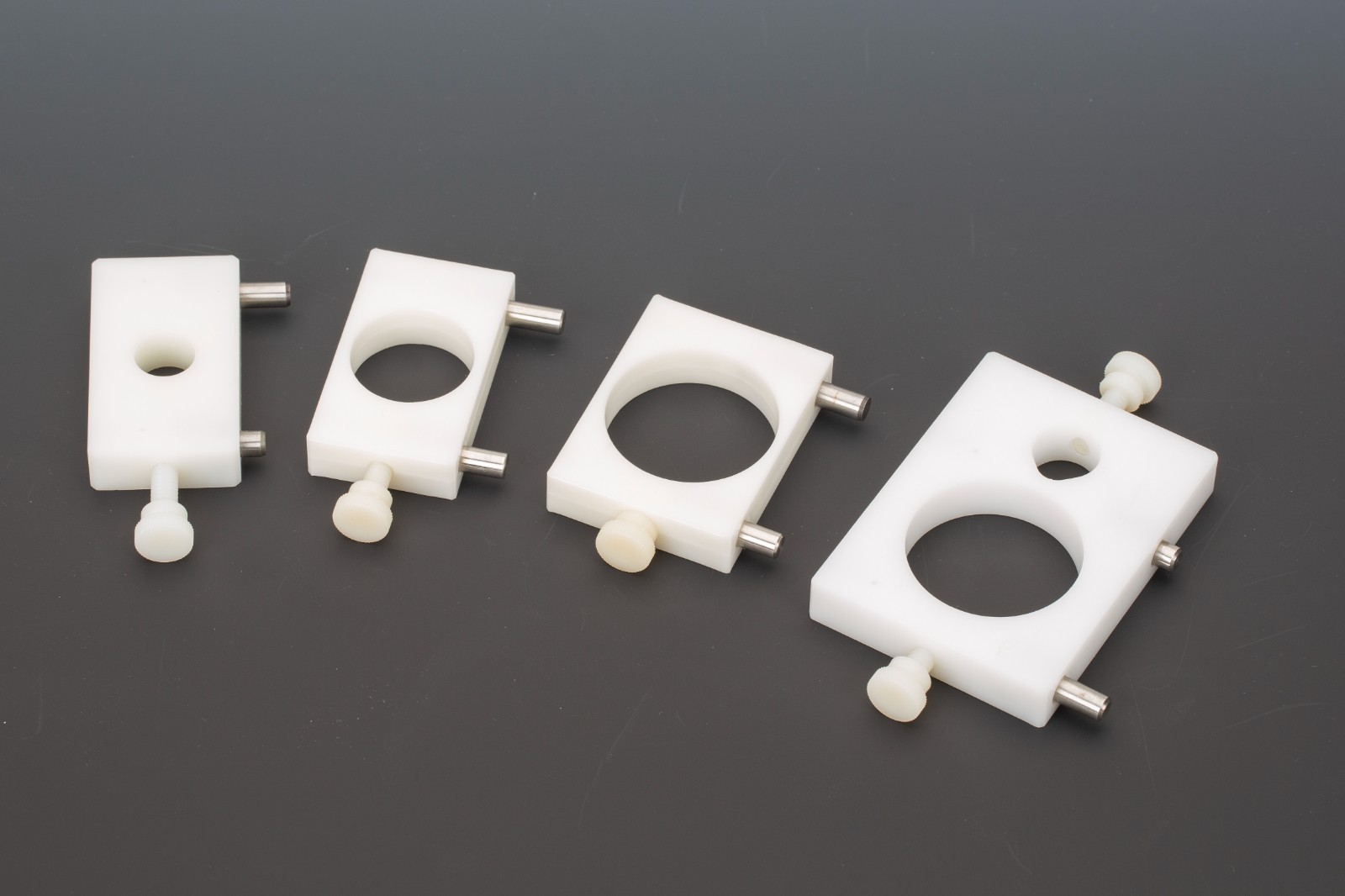 Warner Instruments Syringe Holders For Various Size Syringes, 140, 60, and 10 cc