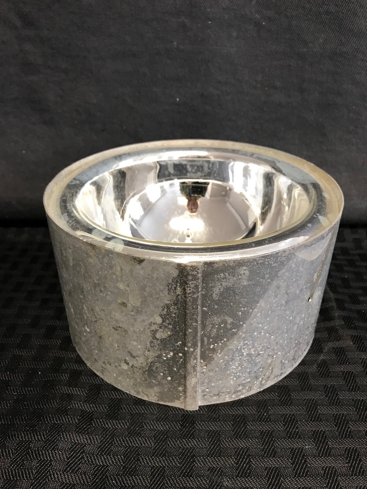 Lab 600mL Hemispherical Glass Aluminum Low Form Dewar Flask 122mm ID 65mm D B