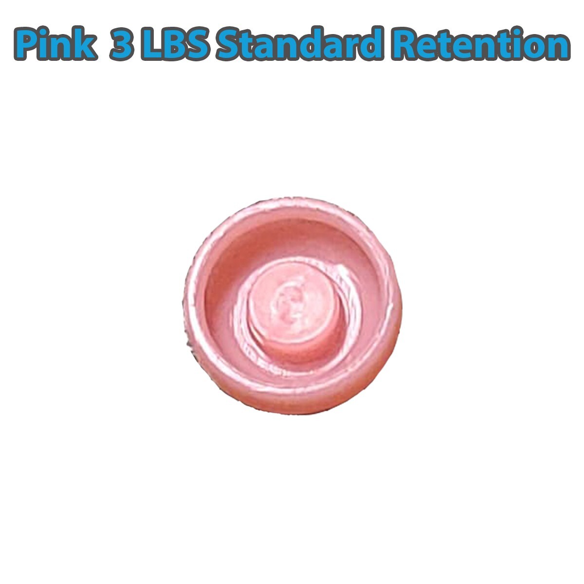 Overdenture Abutment Removable Metal Male Caps Inserts Soft Pink 3.0 lbs 20 Sets