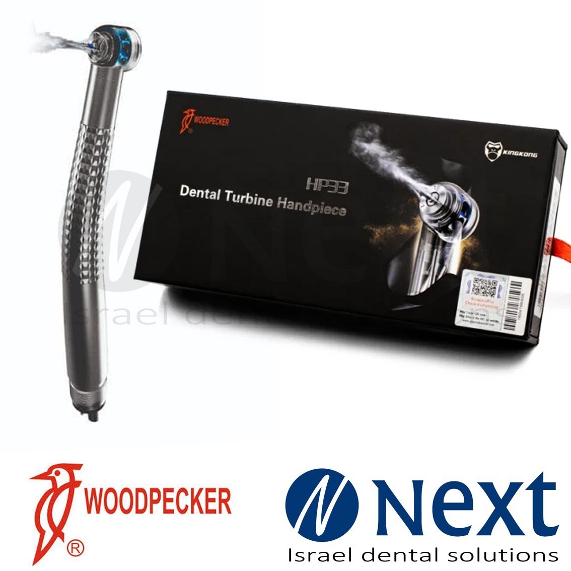 Dental DTE Woodpecker original HP 33 Turbine Air Rotor Handpiece