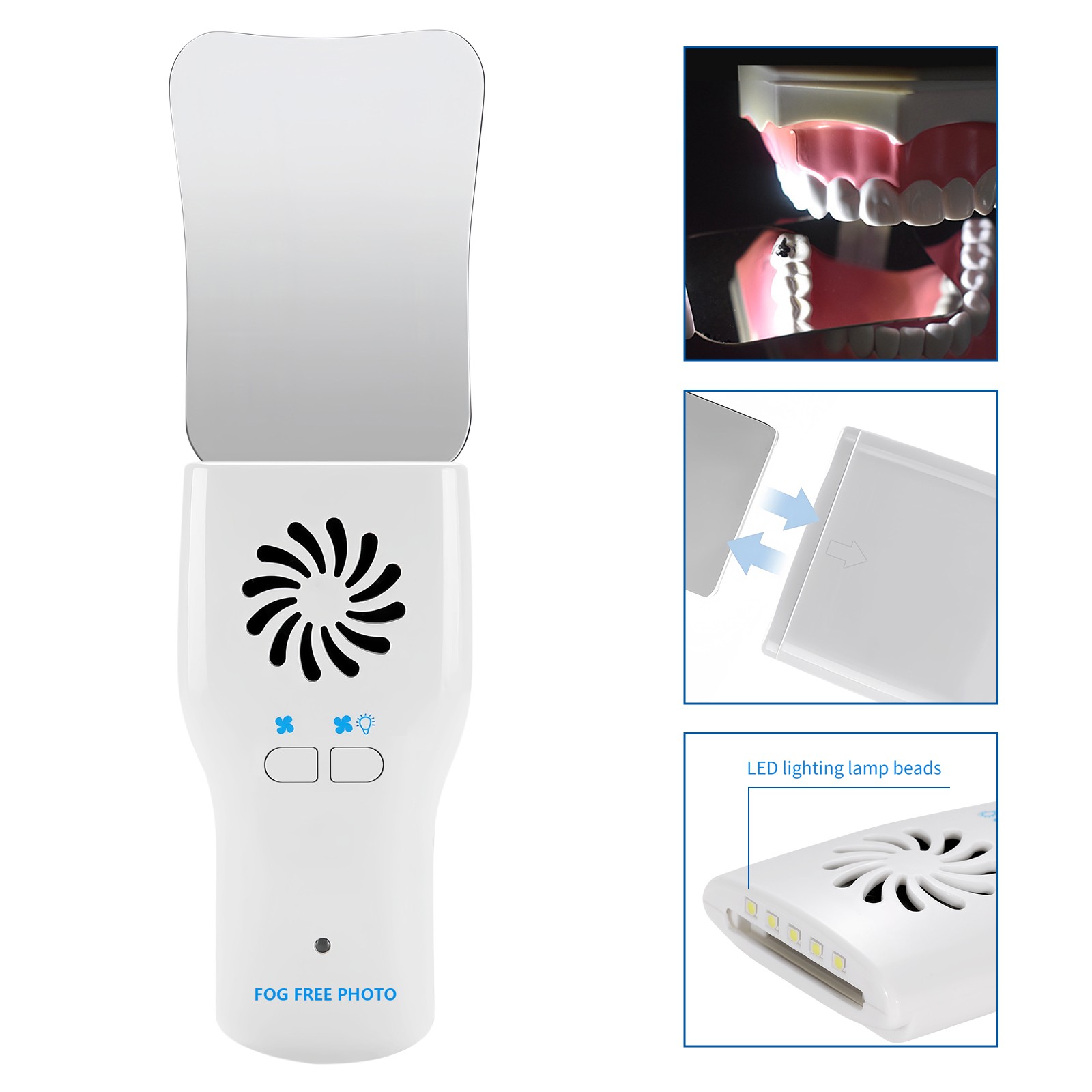 Dental Hygiene Prophy Handpiece Air Motor 4Holes 4:1 Nose Cone 360° Swivel USA