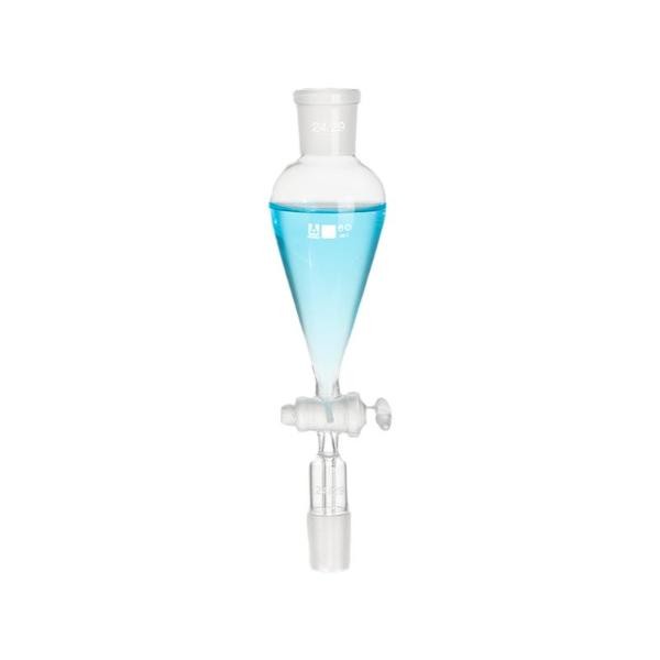 Pear-shaped Separating Funnel 60ml-1000ml Borosilicate Glass Double Joints