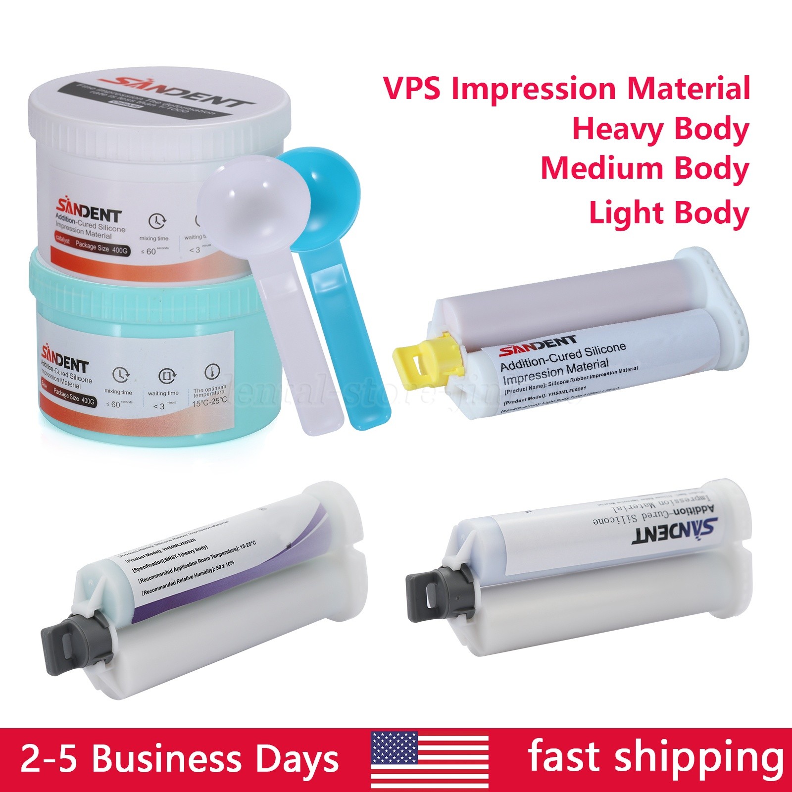 Dental Impression Material Putty Light/Heavy Body Normal/Fast Set