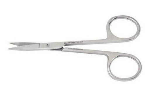 Miltex Vantage Iris Scissors,Sraight Blade,Stainless Steel, 4-1/8 Length V95-304