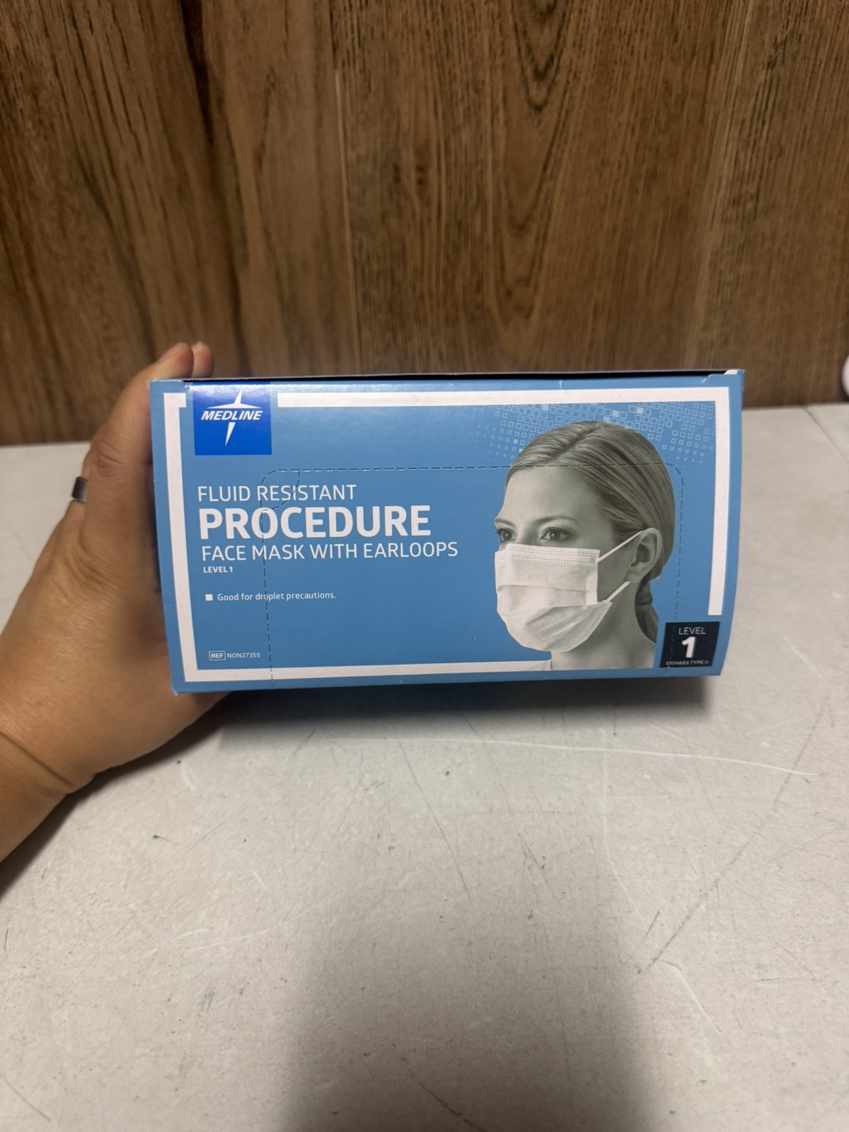Case of 6 Medline Level 1 Procedure Face Masks Earloop 50/Box 300 Total NEW