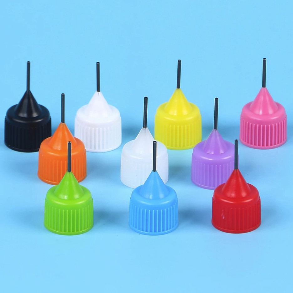 4pcs Precision Tip Applicator Bottles 10ml with 10 Needle Tips for Craft – NEW