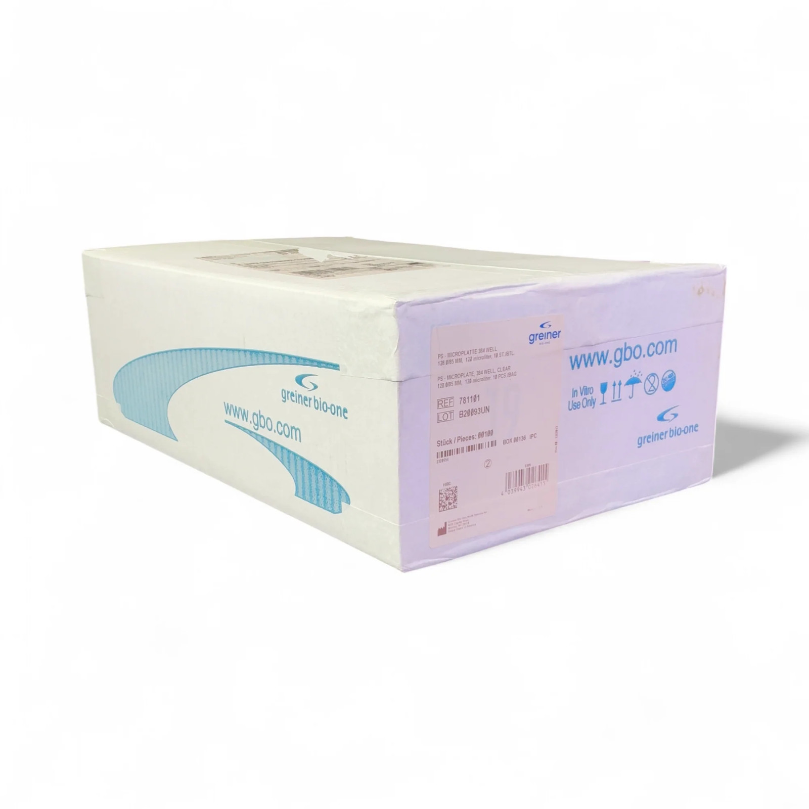 Greiner Bio-One 781101 Microplate 384 Well 120 Microliter Clear NEW Best Offer!