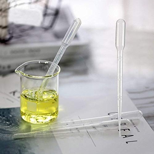 Clear Plastic Liquid Dropper Pipettes 10ML – Graduated Transfer 100 Pack Disposa