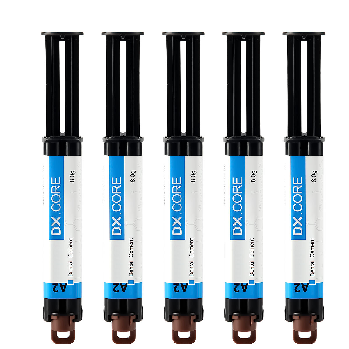 Dental Dual Cure Core Build Up Flowable Composite Resin Refill A2/A3 8g/Syringes