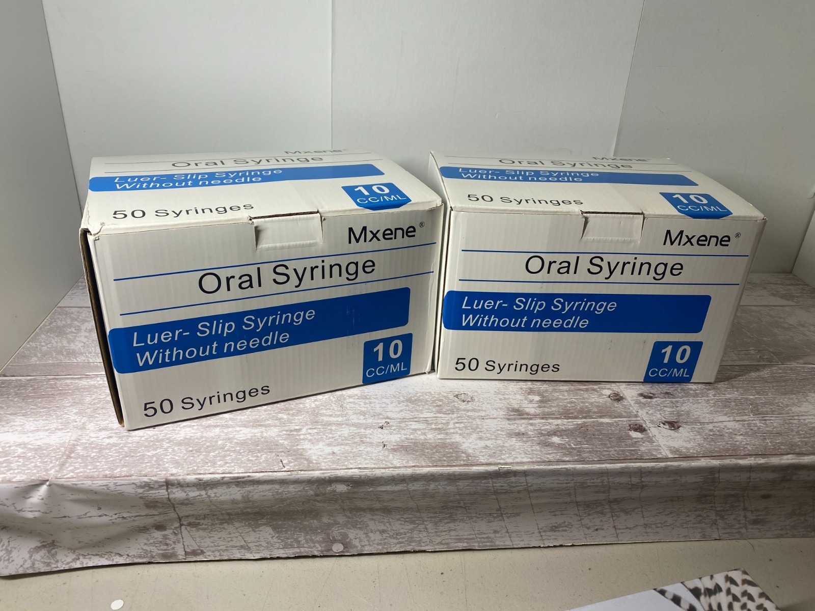 Mxene 10cc/ml Luer- Slip Oral Syringe without needle 100 syringes