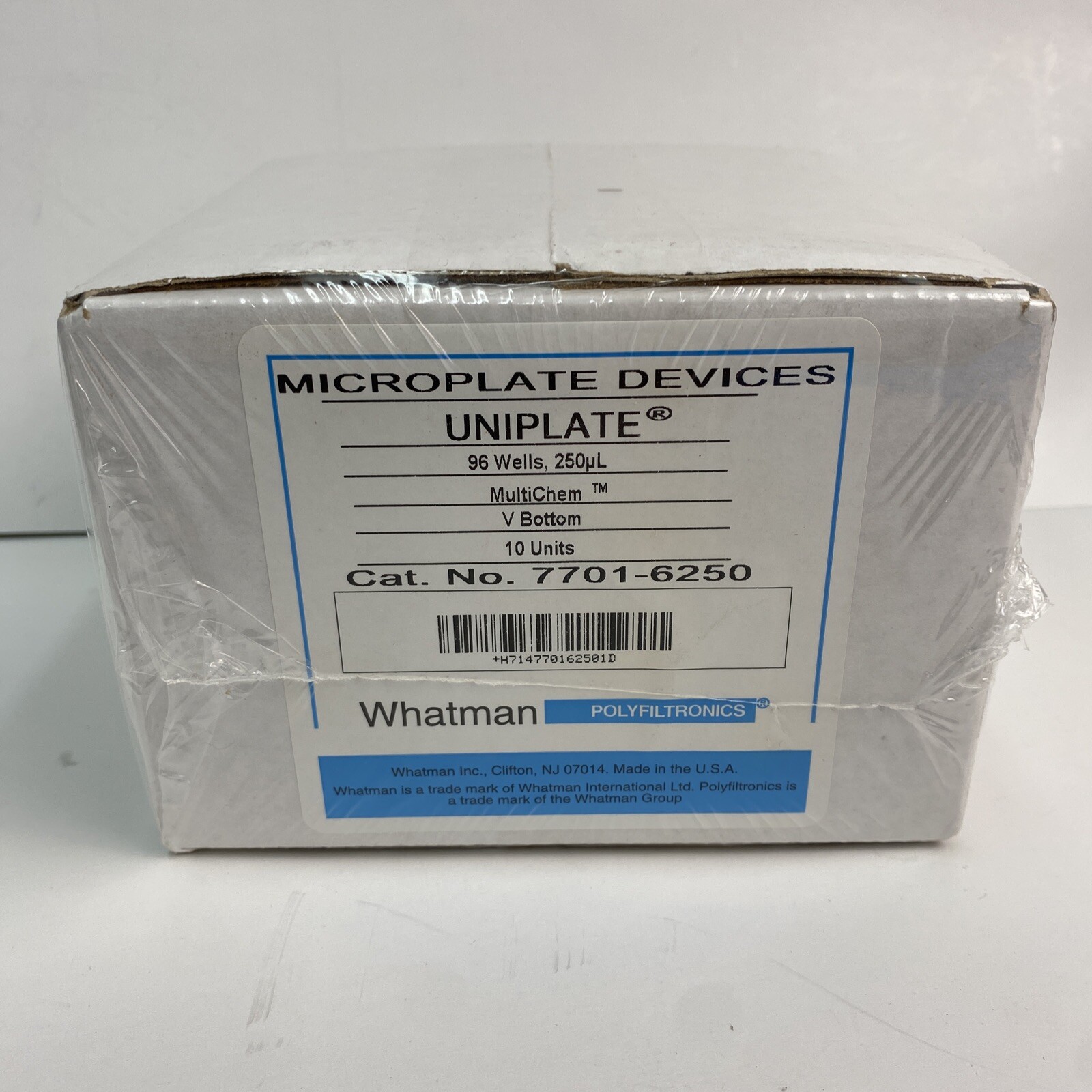 Whatman Microplate MultiChem 250 ul 96 Well Total of 10 Plates