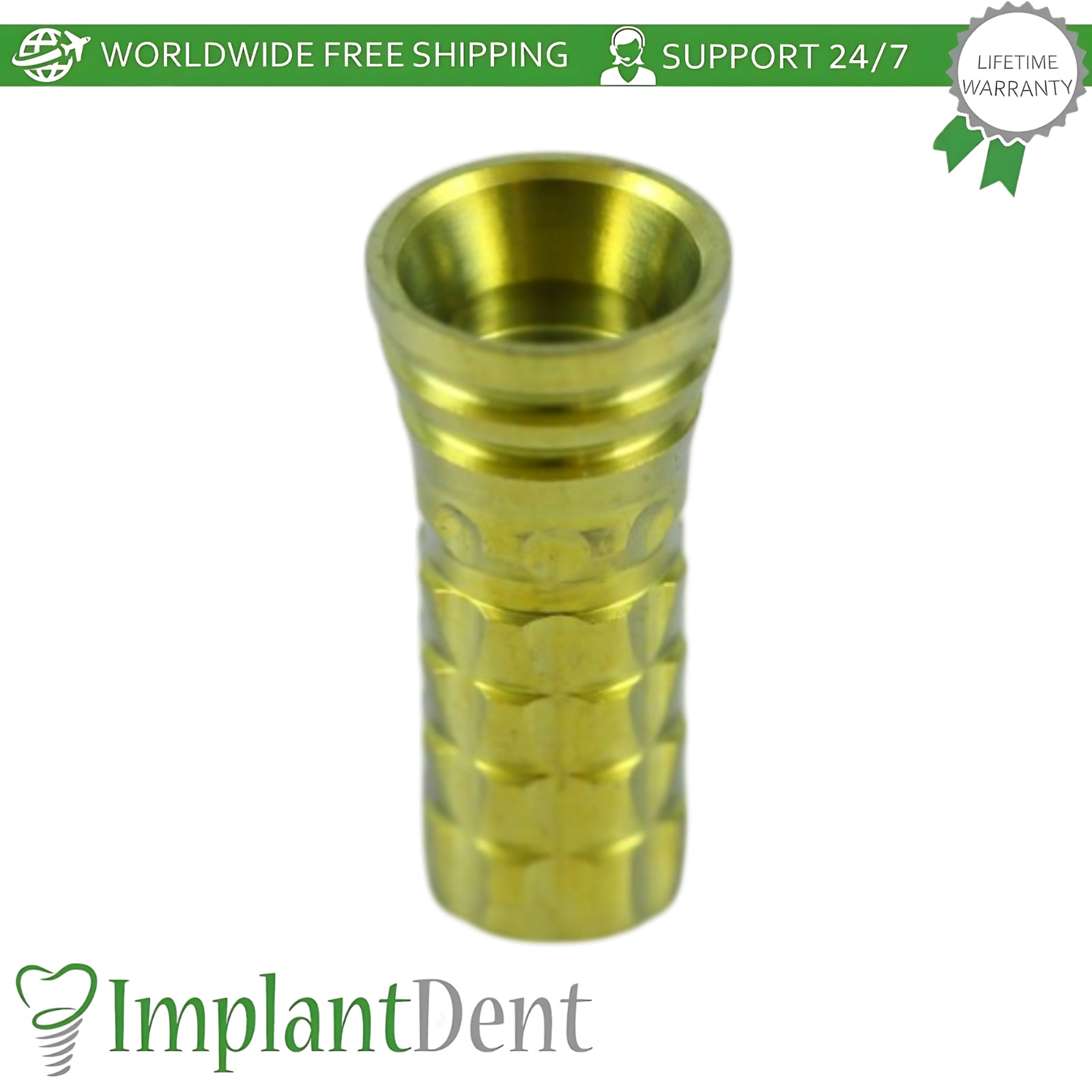 MIS Compatible Dental Multi Unit Temporary Titanium Cylinder Ø4.8mm Lab