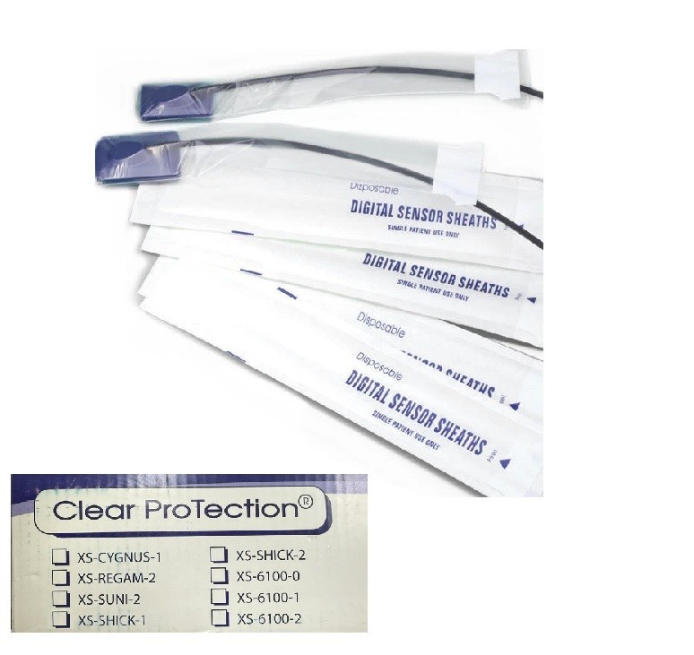 Disposable Digital X-Ray Sensor Sheaths Clear Protection 500 pcs