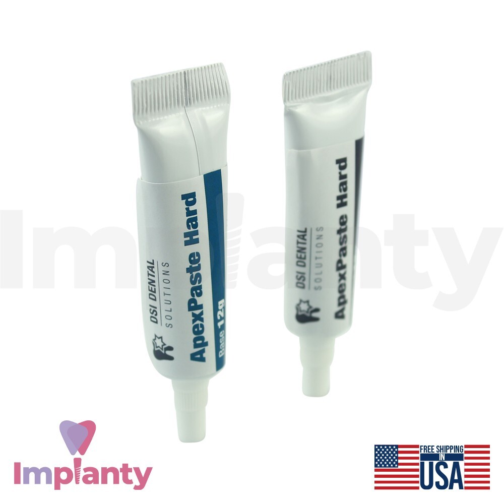 Dental ApexPaste Hard Calcium Paste Cavity Liner 24g Self Cure Pulp Capping