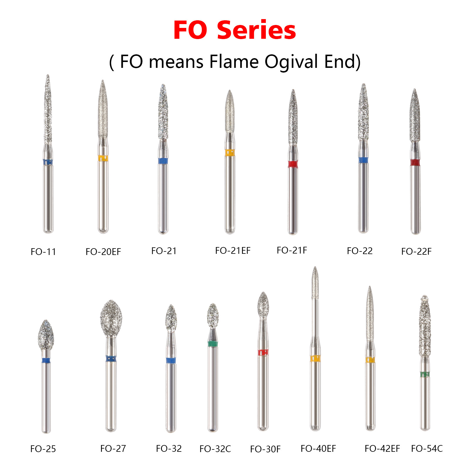 5-100pcs Dental Super Coarse Diamond FG Burs for High Speed Handpiece FDA