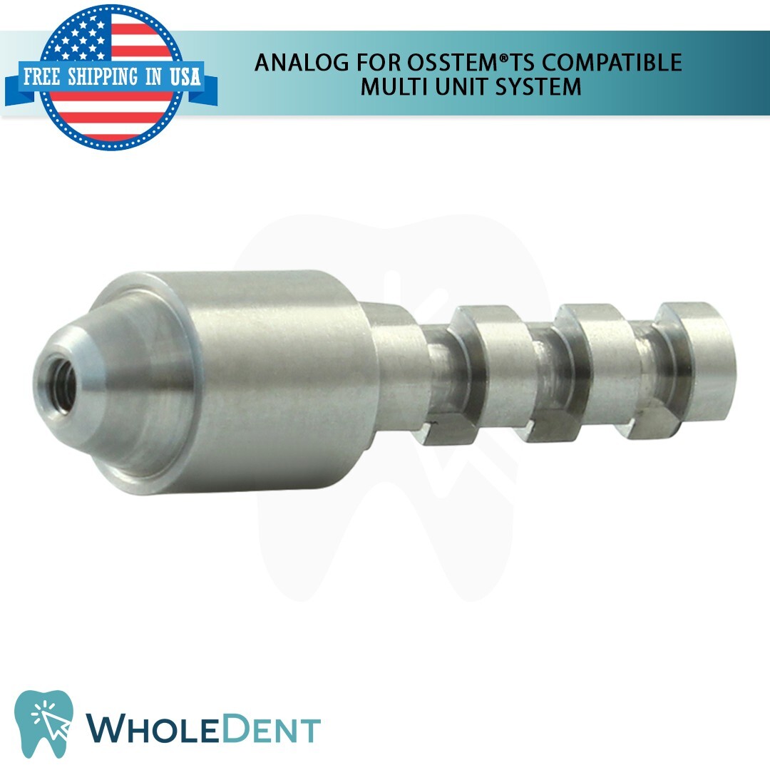 5 Analog For Multi Unit System Dental Osstem® TS Hiossen® ET Compatible Hex Lab