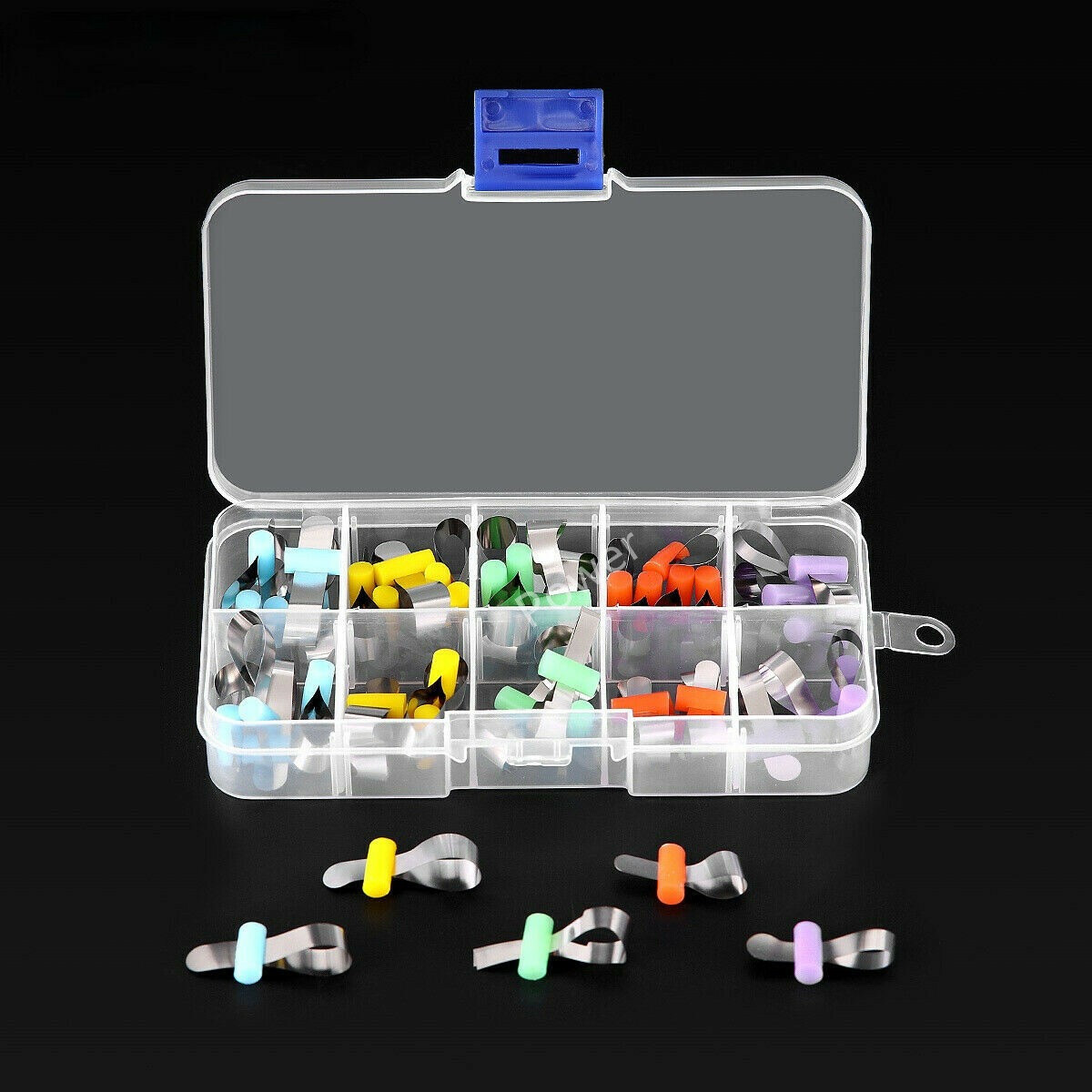 1Box Dental Forming Sheet Metal Matrix Matrice Band Retainerless With Retainer