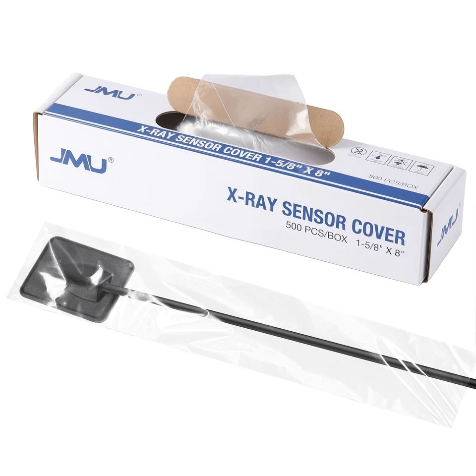 500pcs/box JMU Dental Disposable X-Ray Sensor Clear Cover Protective Film