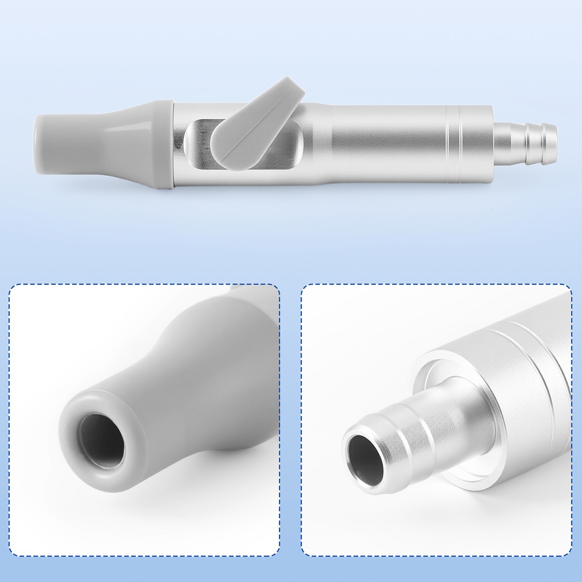 Dental Saliva Ejector Suction Tips Adaptor Valve HVE/SE Universal Strong/Weak