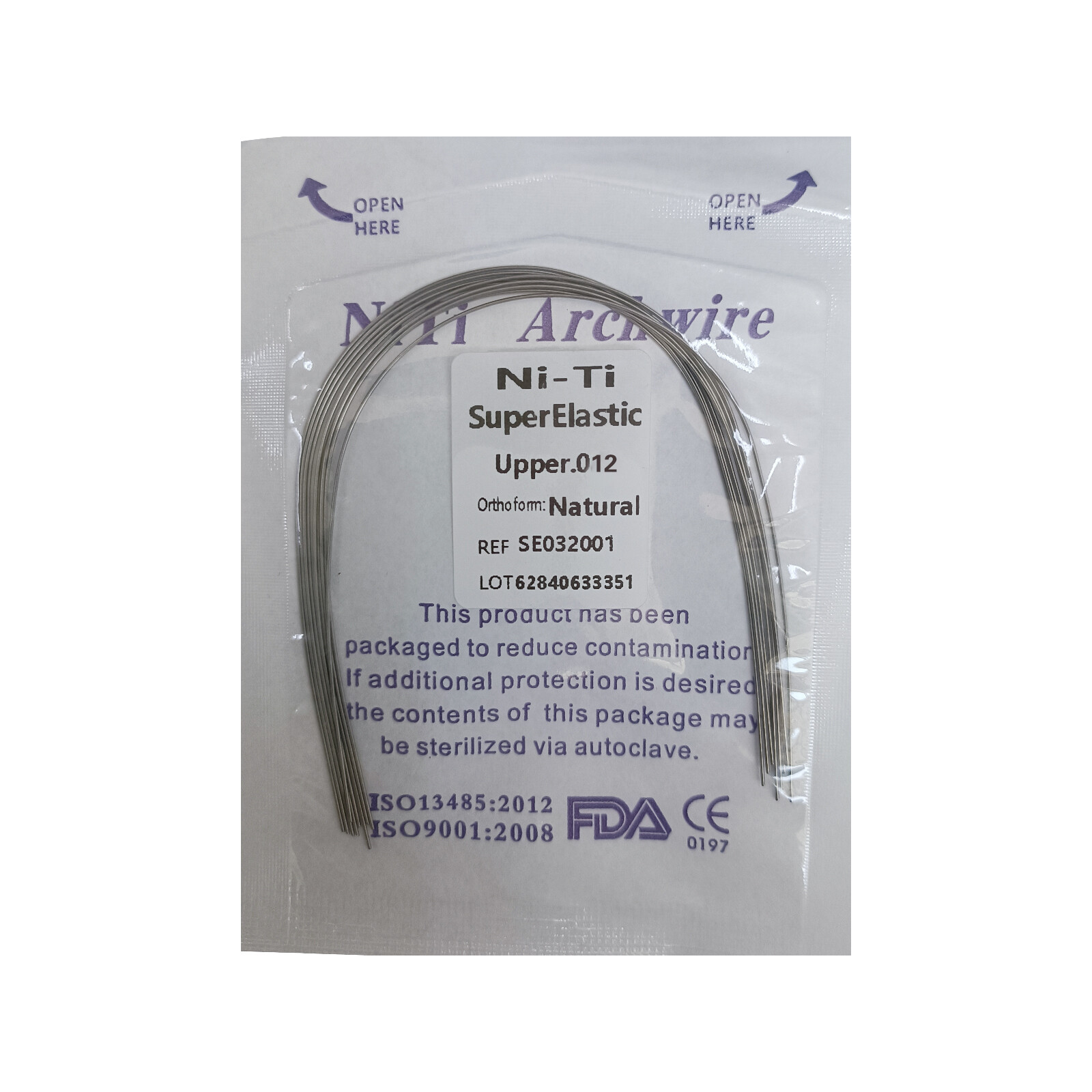 Arcos de Dental Ortodoncia Redondos Niti Arco de Alambre Su Arch Wire 0.99 USD