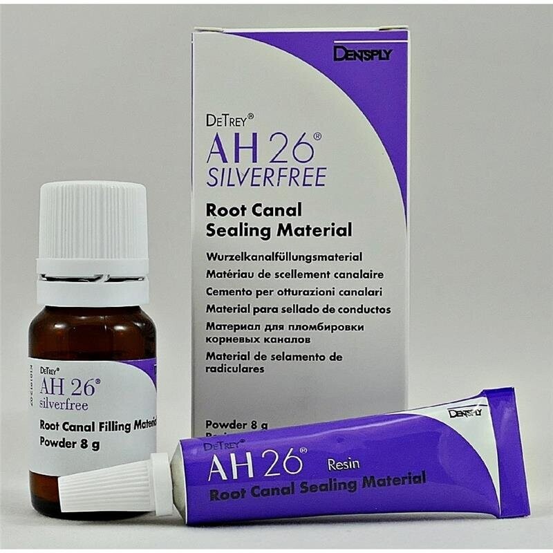 AH26 Silver Free Root Canal Sealing Material 8gm Powder + 10gm Resin by Dentsply