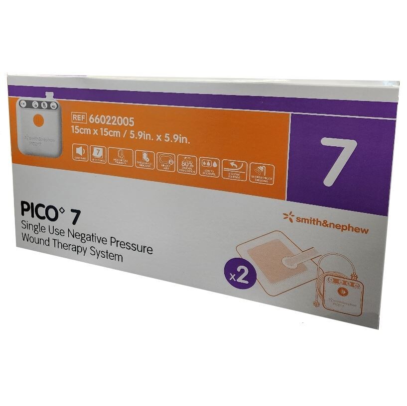 *1-Box* Smith & Nephew Pico 7 Wound Therapy 5.9″ x 5.9″ System 66022005