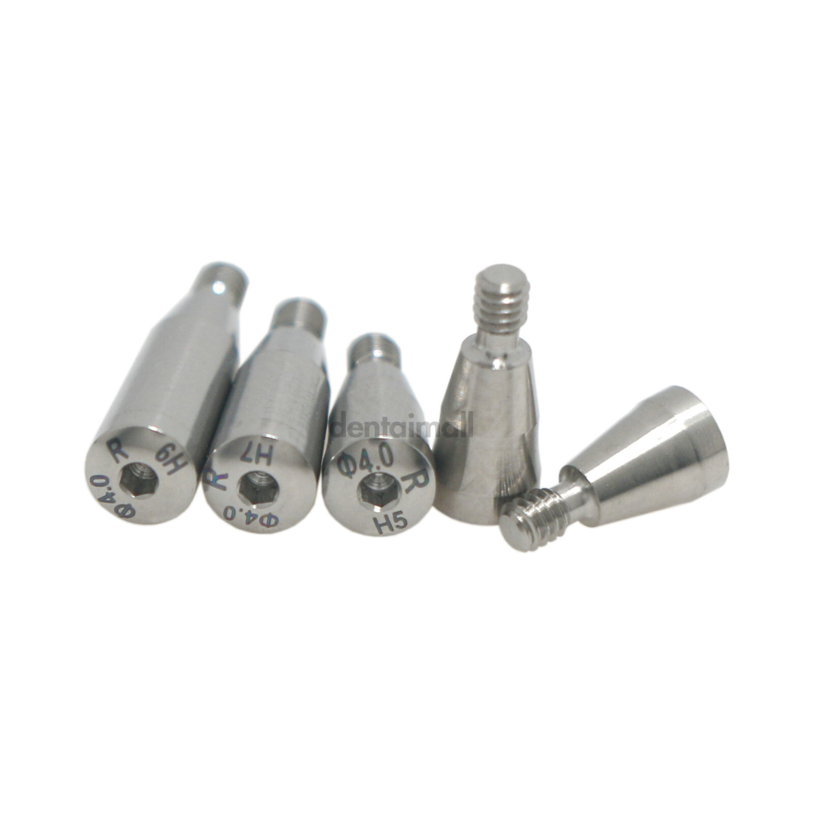Dental Healing Abutment Lab Analog Mini Regular Platform Fits Osstem Hiossen