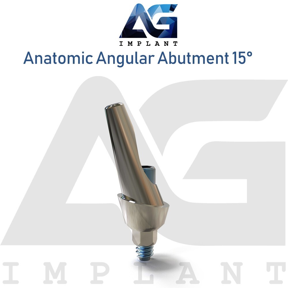 5 Anatomic Angular Prosthetic 15° Aesthetic Titanium Int Hex 2.42mm