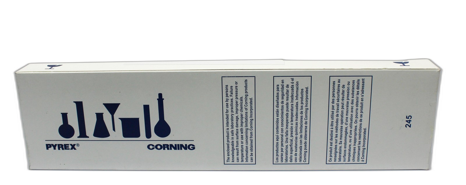 Corning Pyrex Class A Volumetric Flask 10 mL with Snap Cap, N (New) (3320685968)