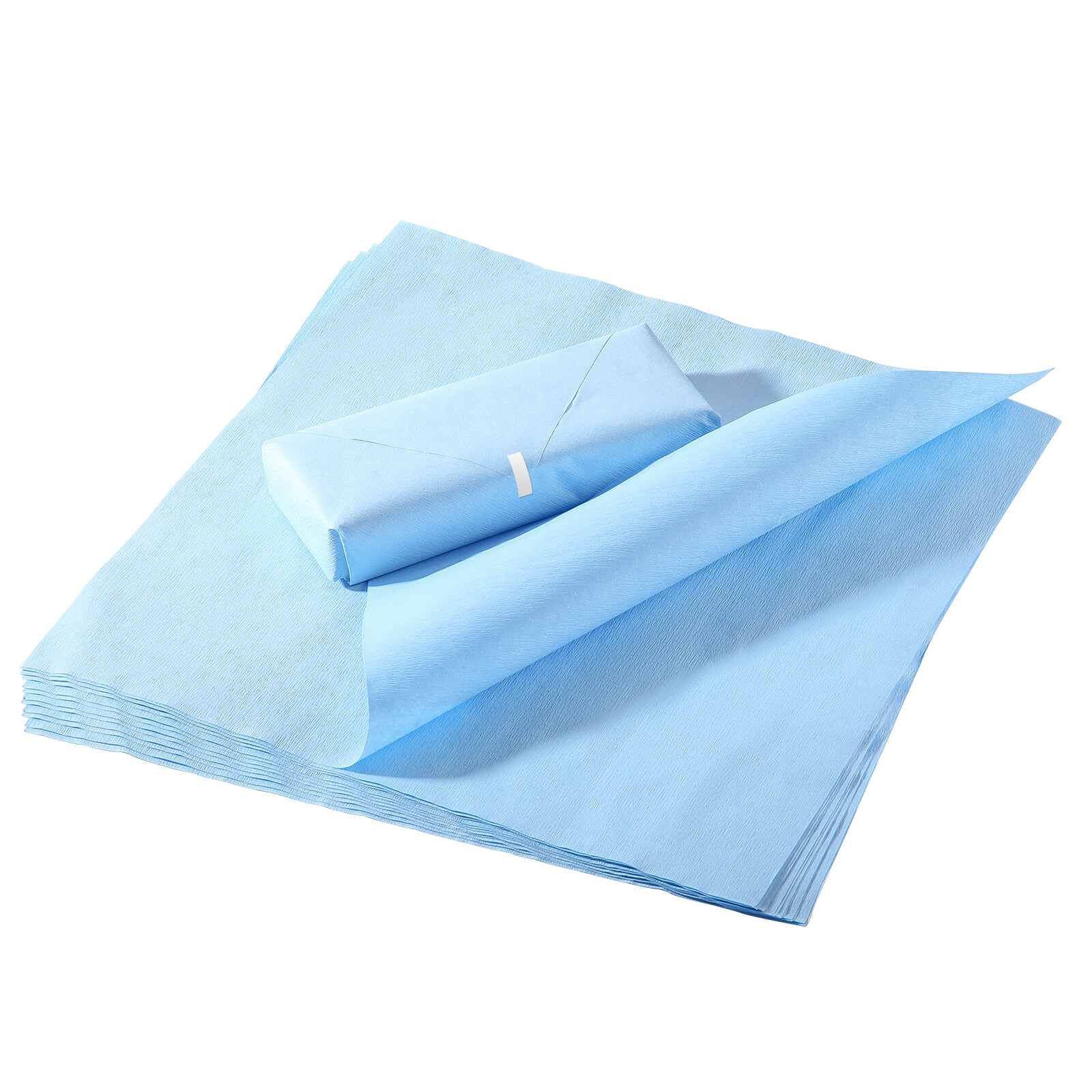 1000PCS 15″x15″ Dental Sterilization Wrap Sheet Autoclave Crepe Paper 60grams
