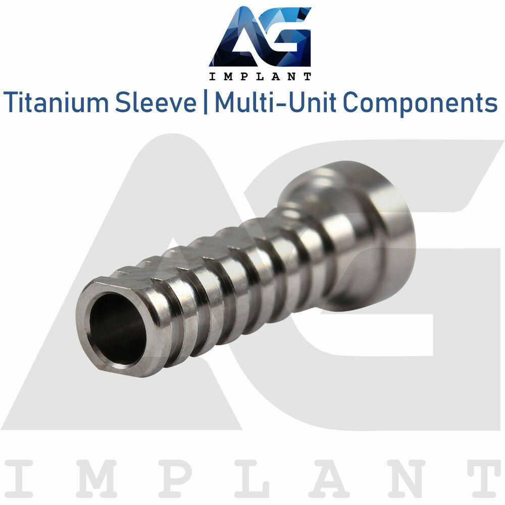 10 Angular Multi Unit Prosthetic 17° Conical Connection NP Titanium Set