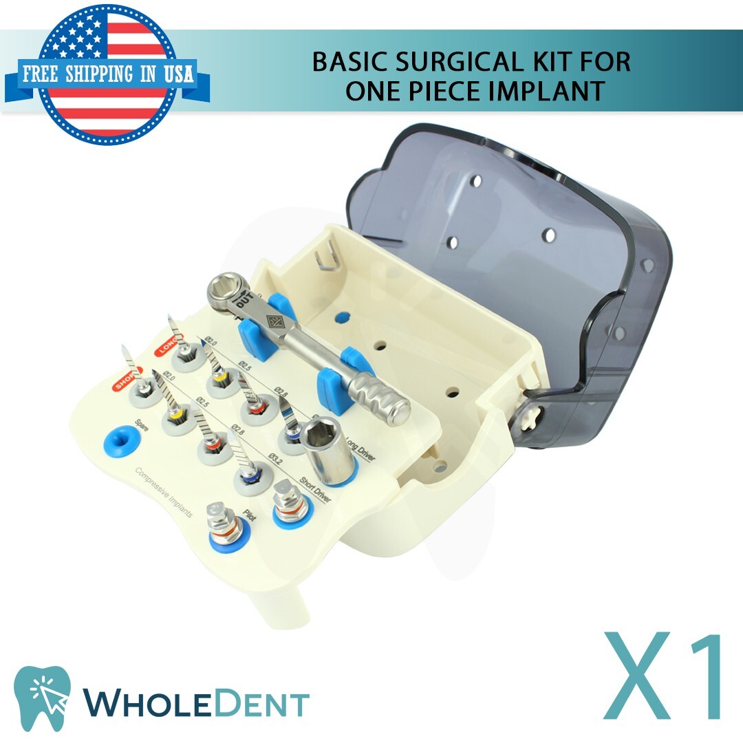 Basic Kit Box With Drills And instruments For One Piece element Bundle Kit