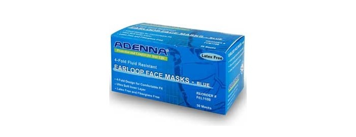 ADENNA Surgical Mask FEL110B – Size Universal – Blue – ADENNA FEL110B