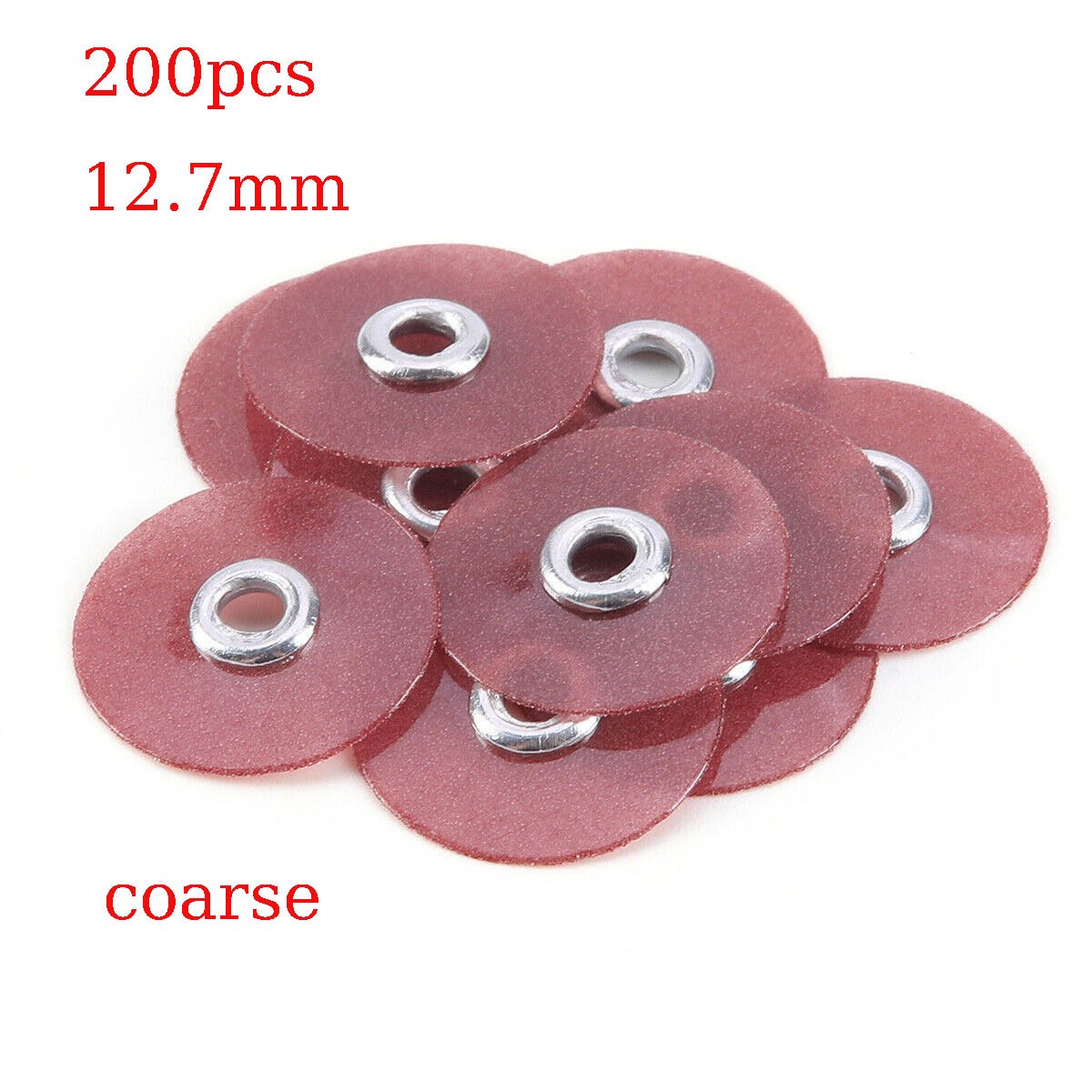 200PCS Dental Sof-Lex Coarse Composite Finishing Polishing Discs 12.7mm
