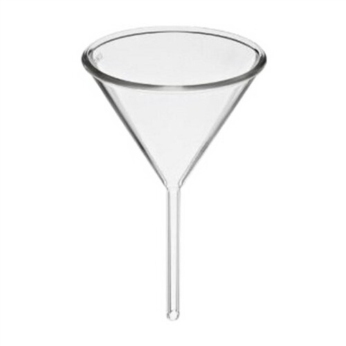 100mm ID, Glass Funnel, Short Stem, Karter Scientific 213V9 (Single)