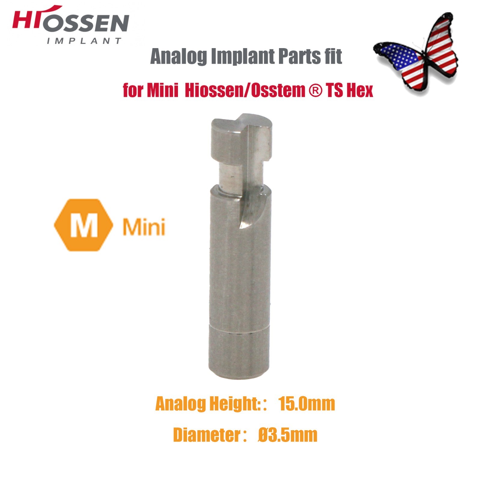 Transfer Impression Closed & Open Analog Regular/Mini for Osstem Hiossen Implant