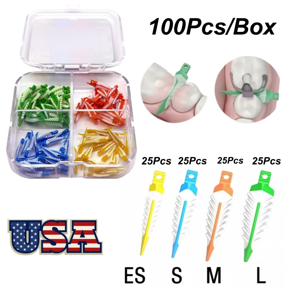 Dental Interdental Wedges Sealing Composite Wedge Silicone Suitable Adaptive