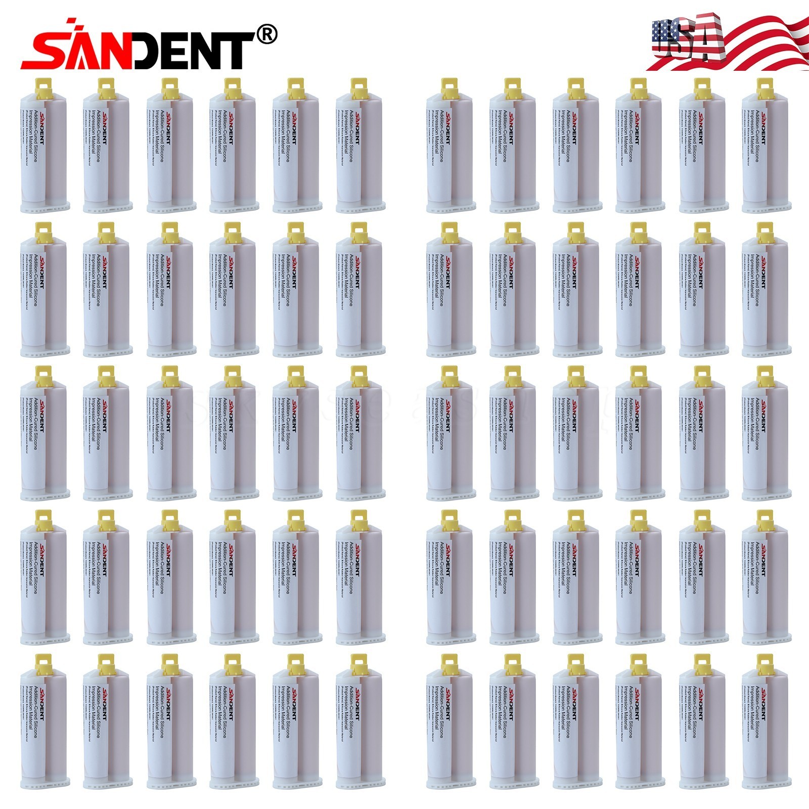 Dental LIGHT BODY FAST SET VPS Impression Material PVS 50ML, 1-100/Bx
