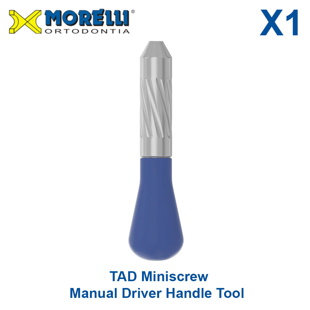 Dental Orthodontic Morelli TAD Miniscrew Manual Driver Handle Tool Length 93mm