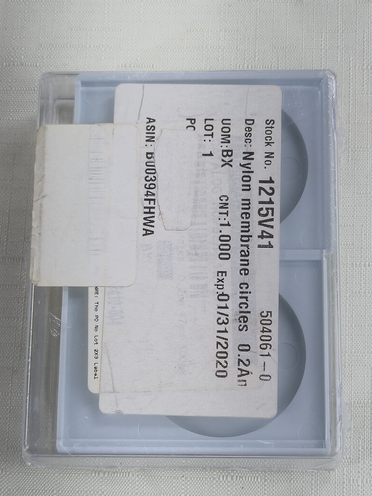 WHATMAN 7410-004 NYLON MEMBRANE CIRCLE, 1.0 um PORE SIZE, 47MM 100 Circles