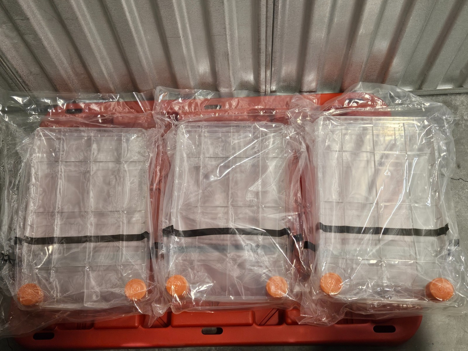 Lot of 3 CORNING Plastic CellSTACK 2 Chamber w/ Vent Caps – NEW
