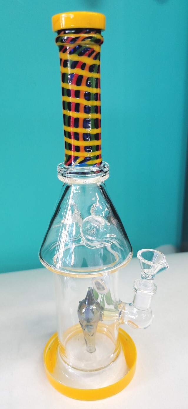 THICK 12.1/2″ Multi Color Bong HEAVY Glass Water Pipe HOOKAH