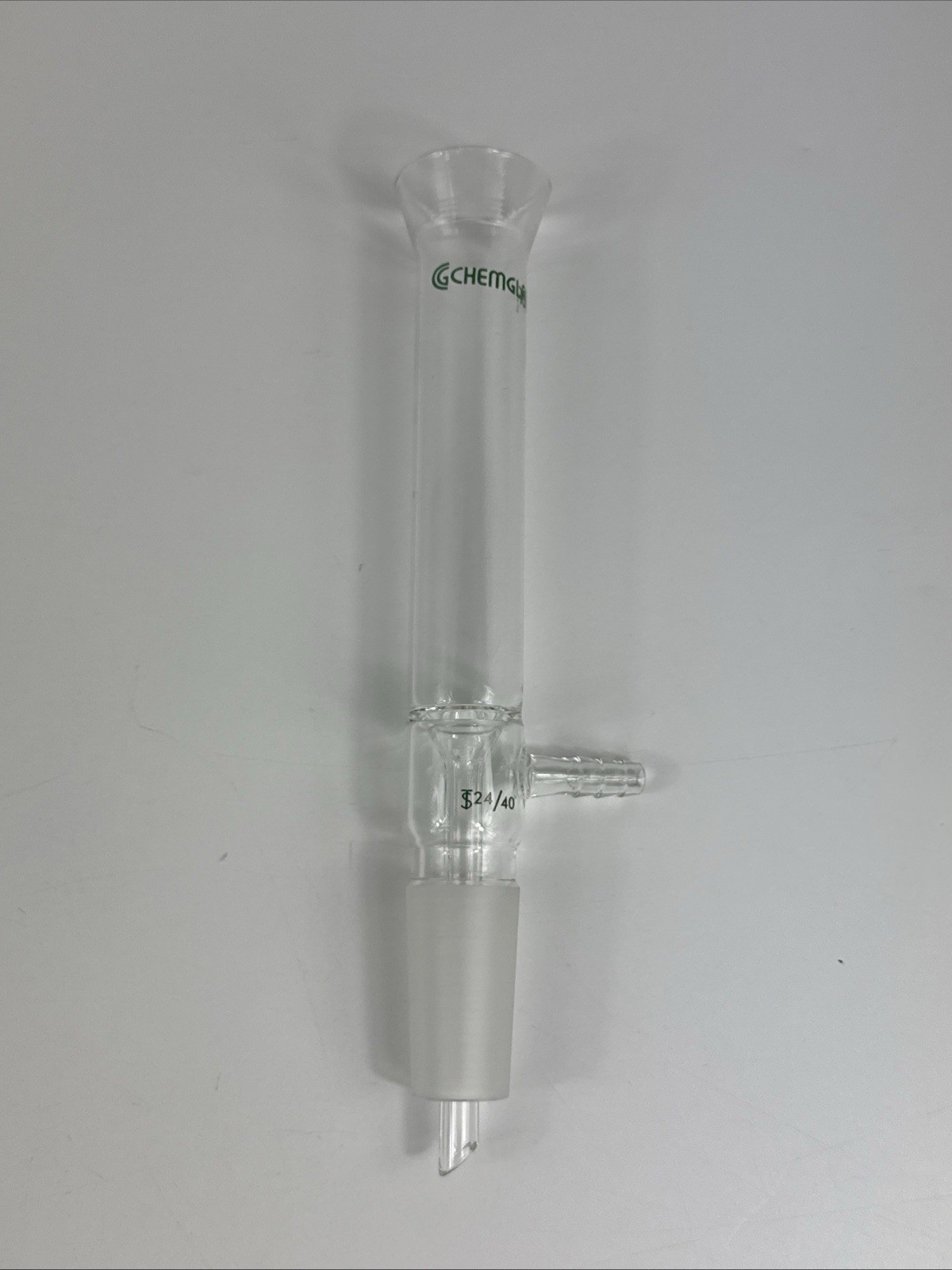 CHEMGLASS Vacuum Filtration Adapter 230mm Height 24/40 Joint CG-1053-13