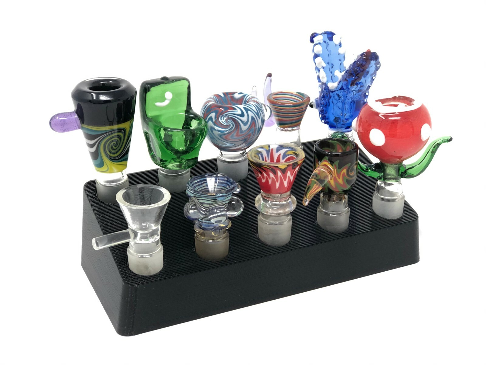 10 Bowl Holder for Water Pipe | 18mm Bowl Piece | 14mm Bowl Piece |Stoner gifts
