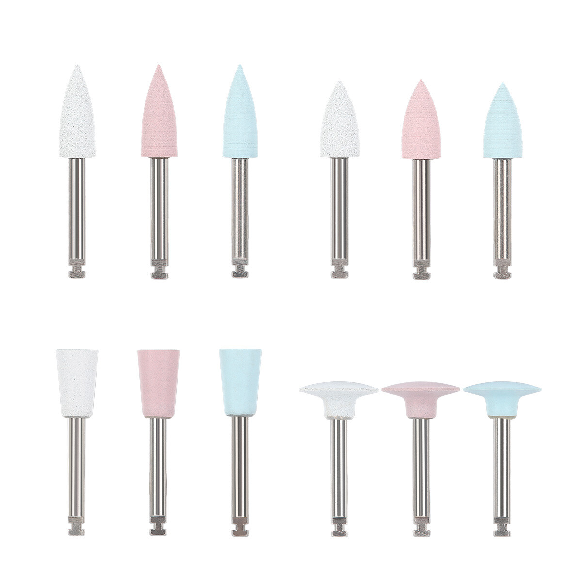 Dental Composite Polishing Kit Rubber Polisher Resin Base For Handpiece AZDENT