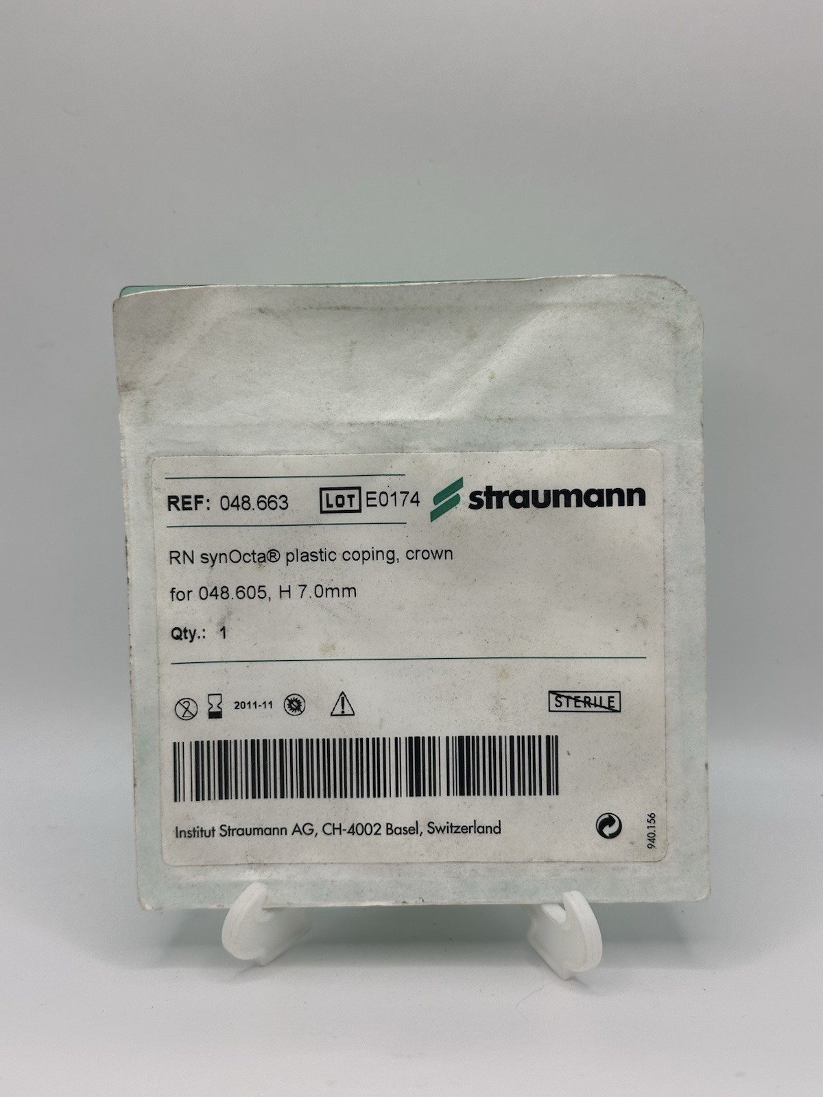 Straumann RN SynOcta Plastic Coping Crown 048.605, H 7.0 mm