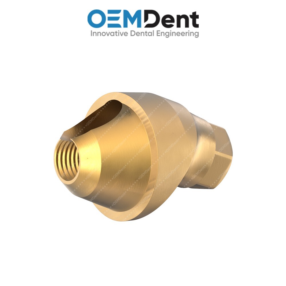 Angulated Multi Unit 17° 1.6mm Abutment RP Nobel Active® Compatible Conical