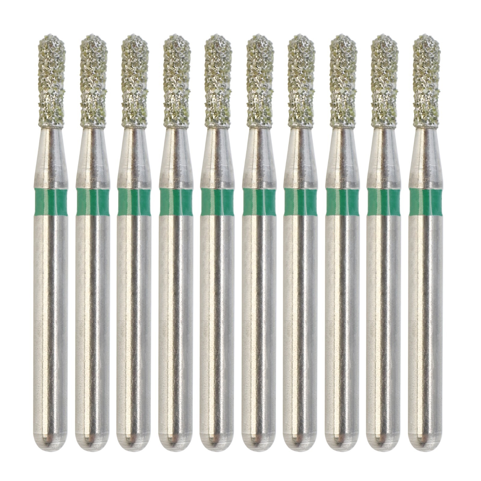 Dental Pear Diamond Burs Long Head 4mm Coarse 830L/012C Bur FG 332 High Speed