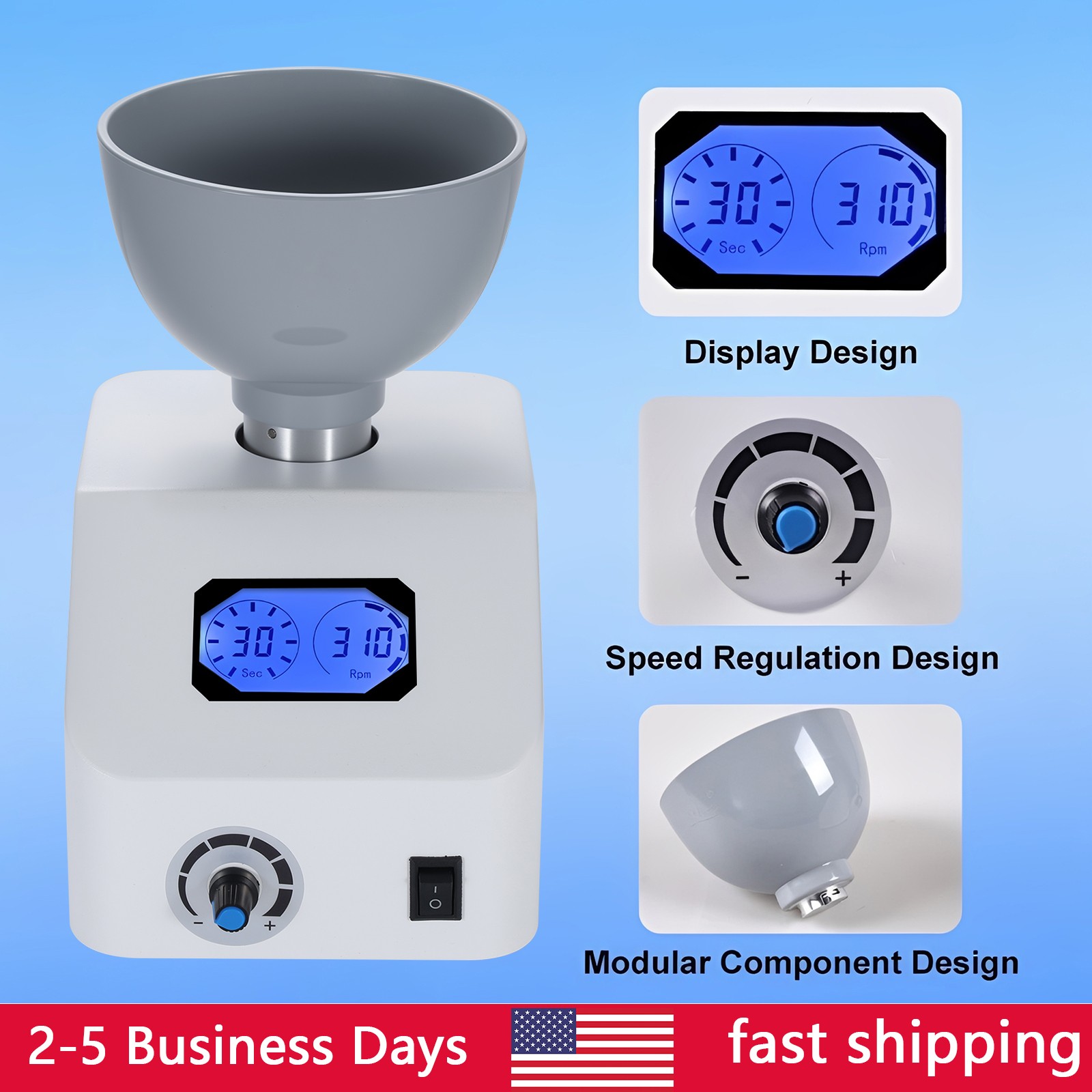 DENTAL LAB IMPRESSION MATERIAL ALGINATE MIXER 110V UPS