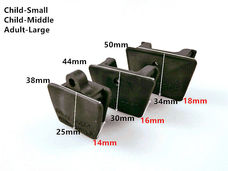 Dental Black Mouth Prop Bite Block Props Adult ChiIld Latexfree SS-Inner
